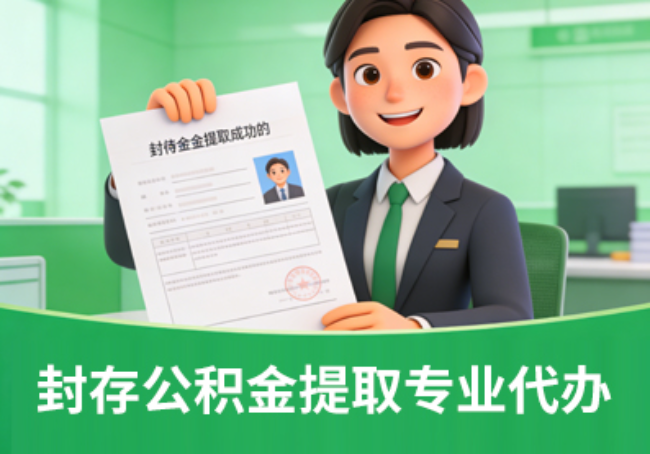 咸阳封存公积金代办提取